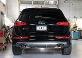 AWE Touring Edition Exhaust for 8R SQ5 - Quad Outlet, Diamond Black Tips - Mounted